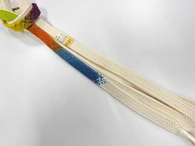 未使用品　正絹　手組帯締め